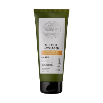 Balsam Strălucire și Protecție 8 Uleiuri + Colagen 200 ml